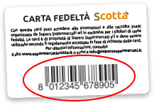 carta fedelta scottà