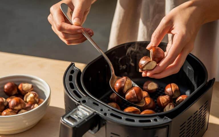 Finite le fatiche per aprirle e cucinarle: le castagne diventano super tenere in 15 minuti grazie all’airfryer