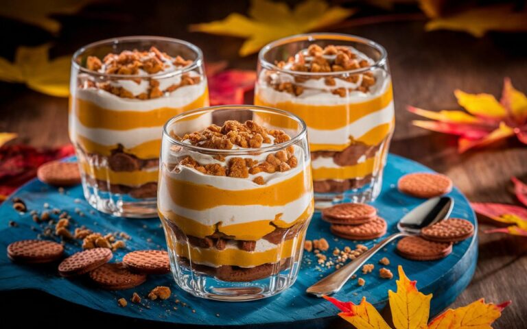 Il dessert autunnale perfetto esiste: niente forno, solo un po’ di zucca, mascarpone e croccantezza