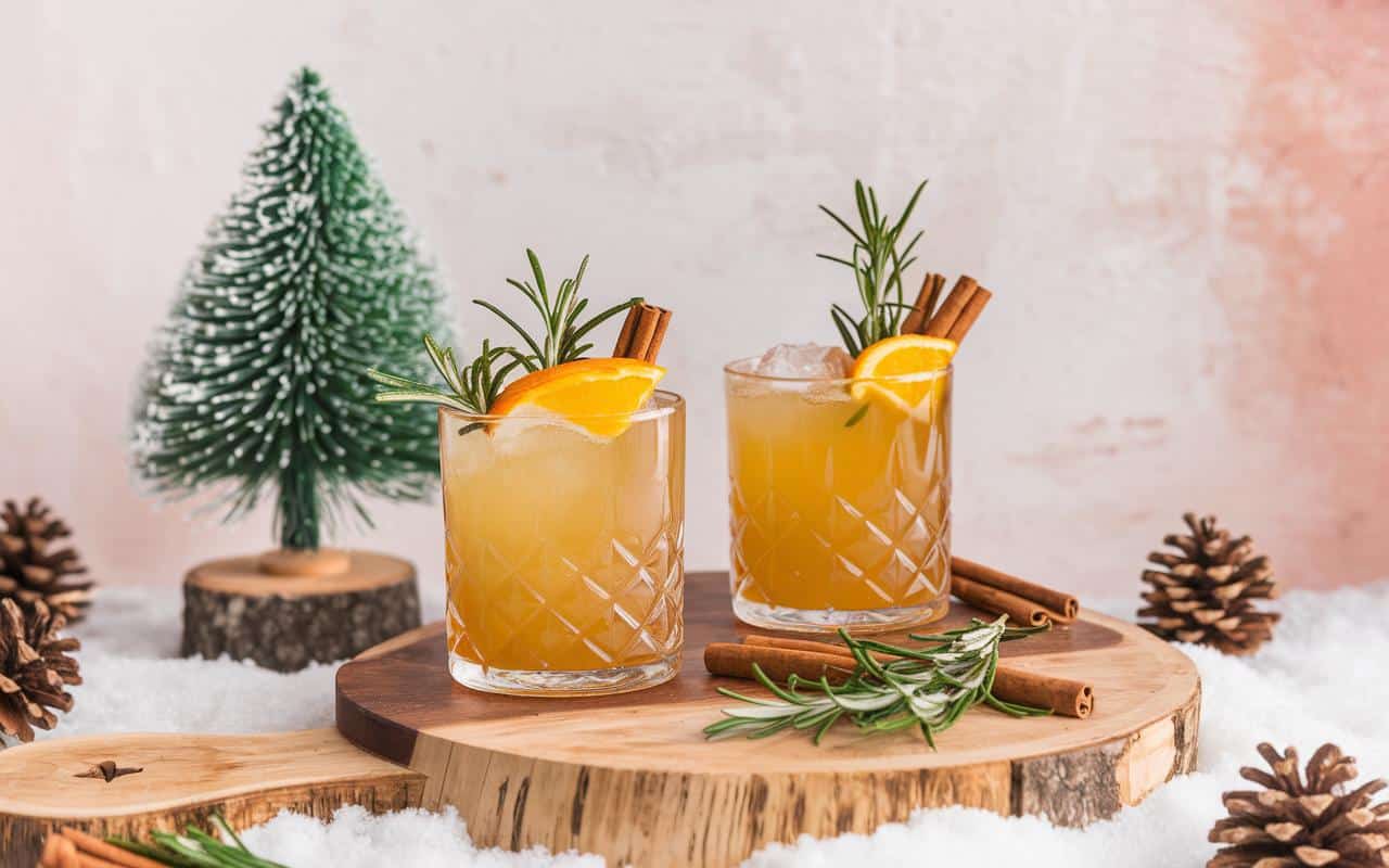 Questo cocktail chic a base di mango è tutto ciò di cui hai bisogno per Natale
